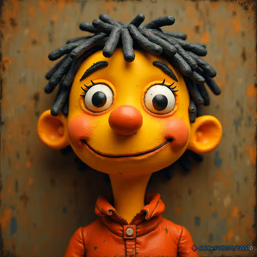 Clay Cartoon Character Avatar
