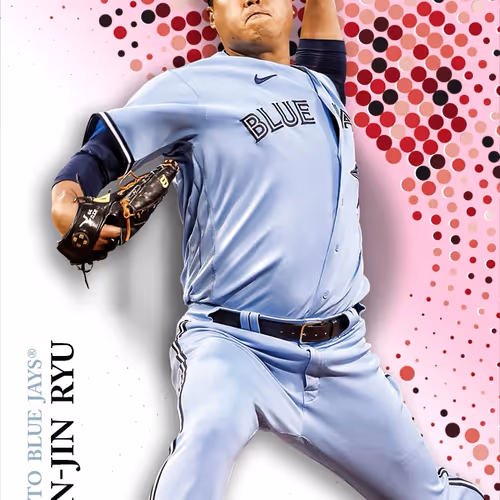 Toronto Blue Jays R Hyun Jin Ryu Base Pink 1160 Un