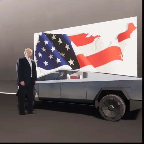 Trump x cybertruck