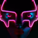 Neon Meta Mask