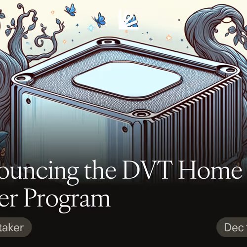 Announcing the DVT Home Staker Program