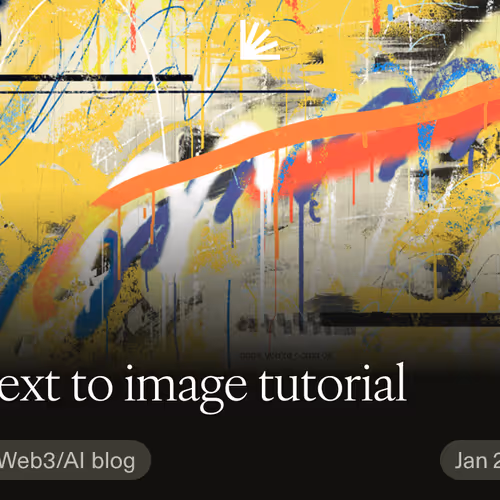 AI Text to image tutorial