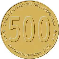NFT Bank : 100 Regular SKL + 500% bonus