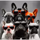 French Bulldogs Graffiti