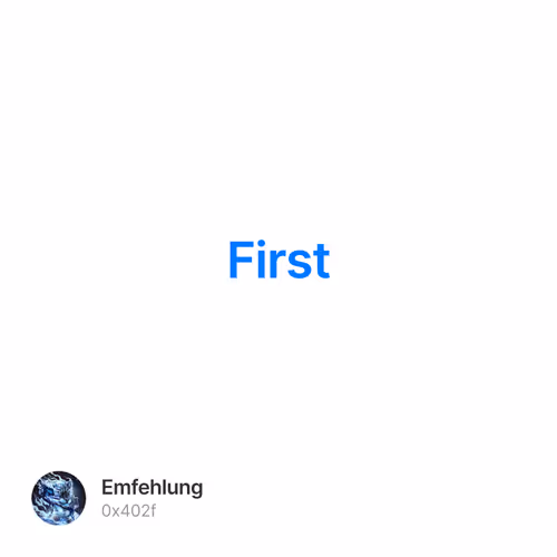 First