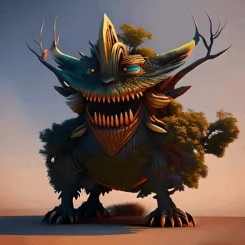 The Strange Tree Monster