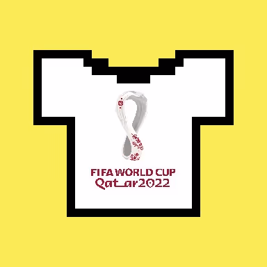 T-shirts of 32 teams from the countries qualified for the 2022 FIFA World Cup