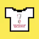 T-shirts of 32 teams from the countries qualified for the 2022 FIFA World Cup