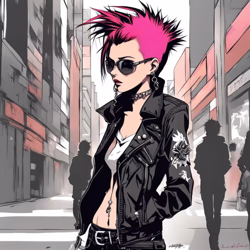 Anime Punk Girl