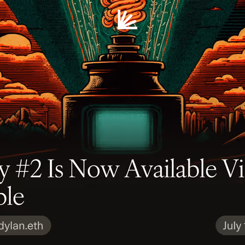 Essay #2 Is Now Available Via Rarible