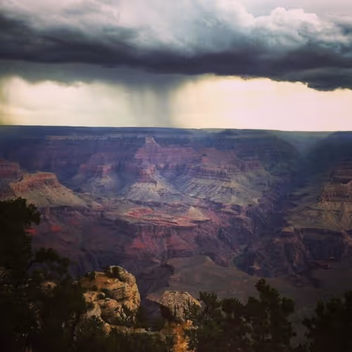 The Grand Canyon - Hail