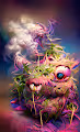 Weed Monsters by SLMK666