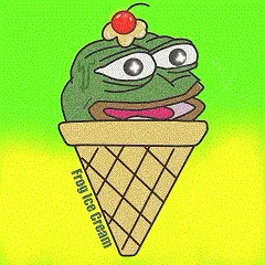 THE frog ice cream