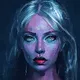Beautiful Lights Polygon A.I Art