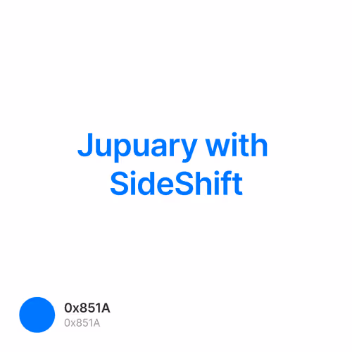 Jupuary with SideShift