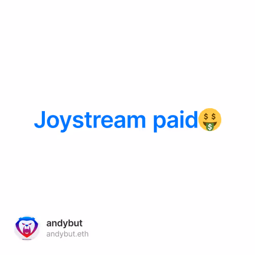 Joystream paid🤑