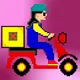 Pixel Art Moto Courier Hero NFT