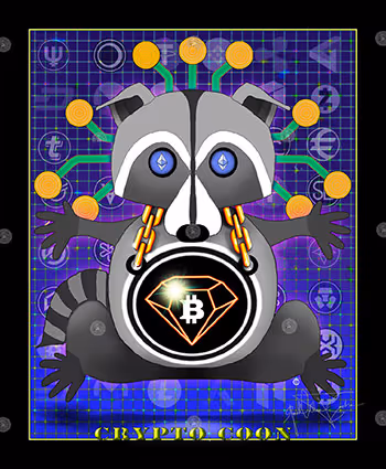 Racoon Art - Crypto Coon