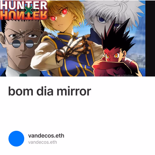 bom dia mirror