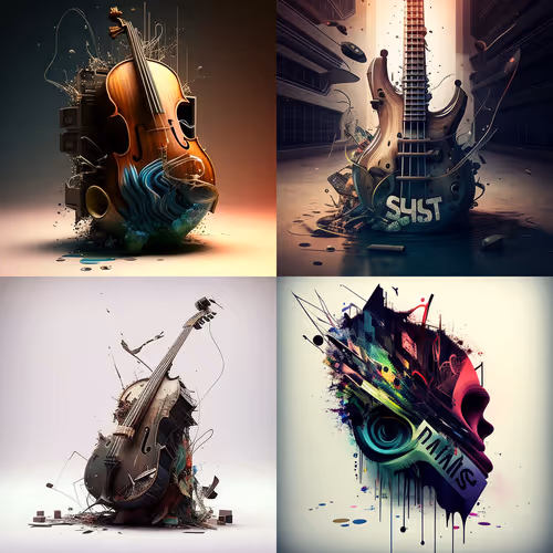 The music base drains my thoughts