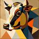 Cubist Cows Polygon