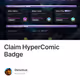Claim HyperComic Badge