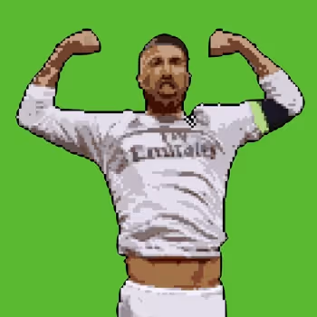 Legend Football Players in Pixel Art