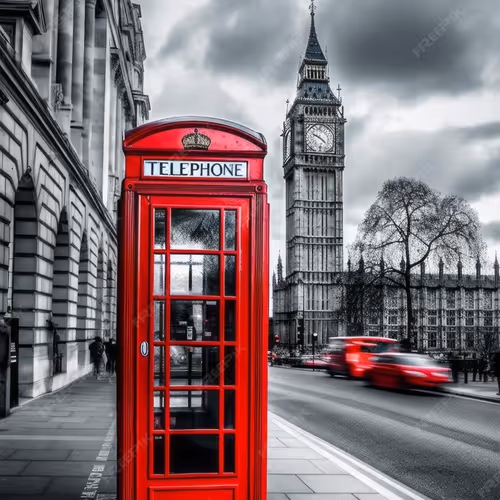 London Telephone Box 1930s.