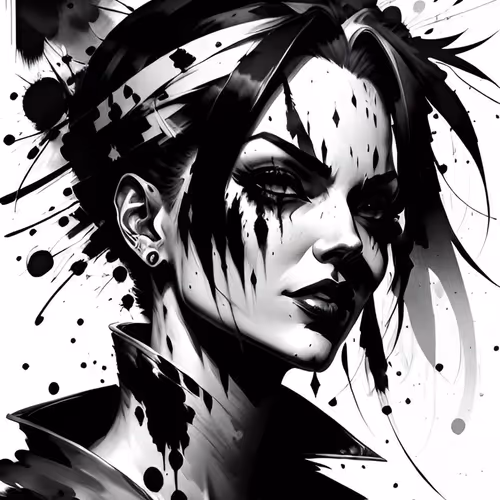 B&W Beauties Art-Block