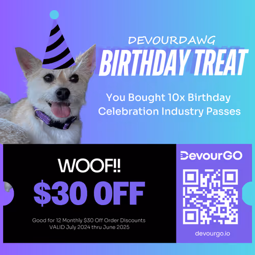 DevourDawg Birthday Treat