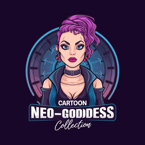 Cartoon NeonGoddess Collection