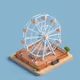 Isometric Ferris Wheels Polygon
