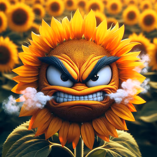 Angry Sunflowers