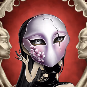 Gemaskerde Een by JalapenoPopperna x Reddit Collectible Avatars