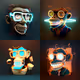 3D Apes