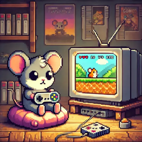 "Retro Gamer Mouse"