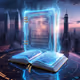 Holographic Futuristic Book