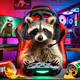 Raccoon Gamer