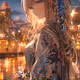 川沿いの少女