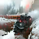 Winter Train by ART AI