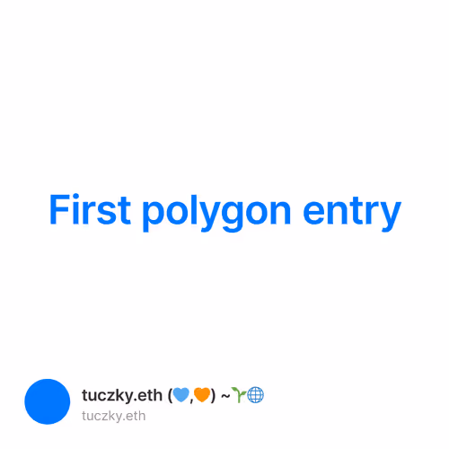 First polygon entry