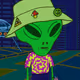 Green Alien by digitalbutt3r x Reddit Collectible Avatars