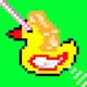 young bored duck
