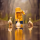 Little Boy And Little Duck