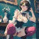 スクワットメイドちゃん