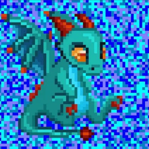 Pixel Art Dragon Glitch (SMARTNOW)