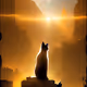 フォロワー2000人記念　stylish cat
