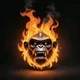 Burning ape 