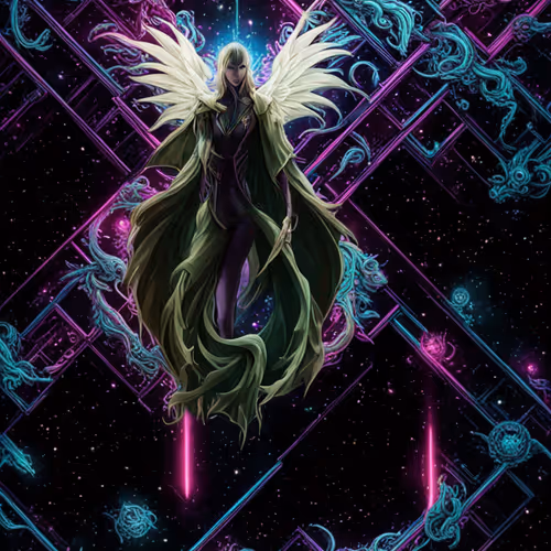 FantasyCyberglitchDragons