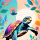 Art-Loving Turtle